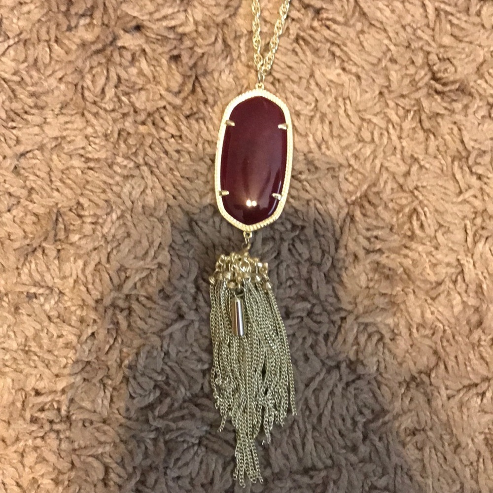 Kendra Scott Rayne Gold Long Pendant Necklace